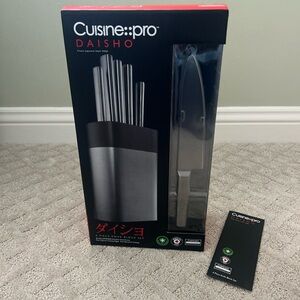 $450 MSRP Cusine Pro Daisho Finest Japanese Stainless Steel 6 PC Knife Set NIB